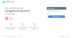 Desktop Screenshot of kingdommall.com