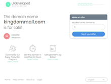 Tablet Screenshot of kingdommall.com
